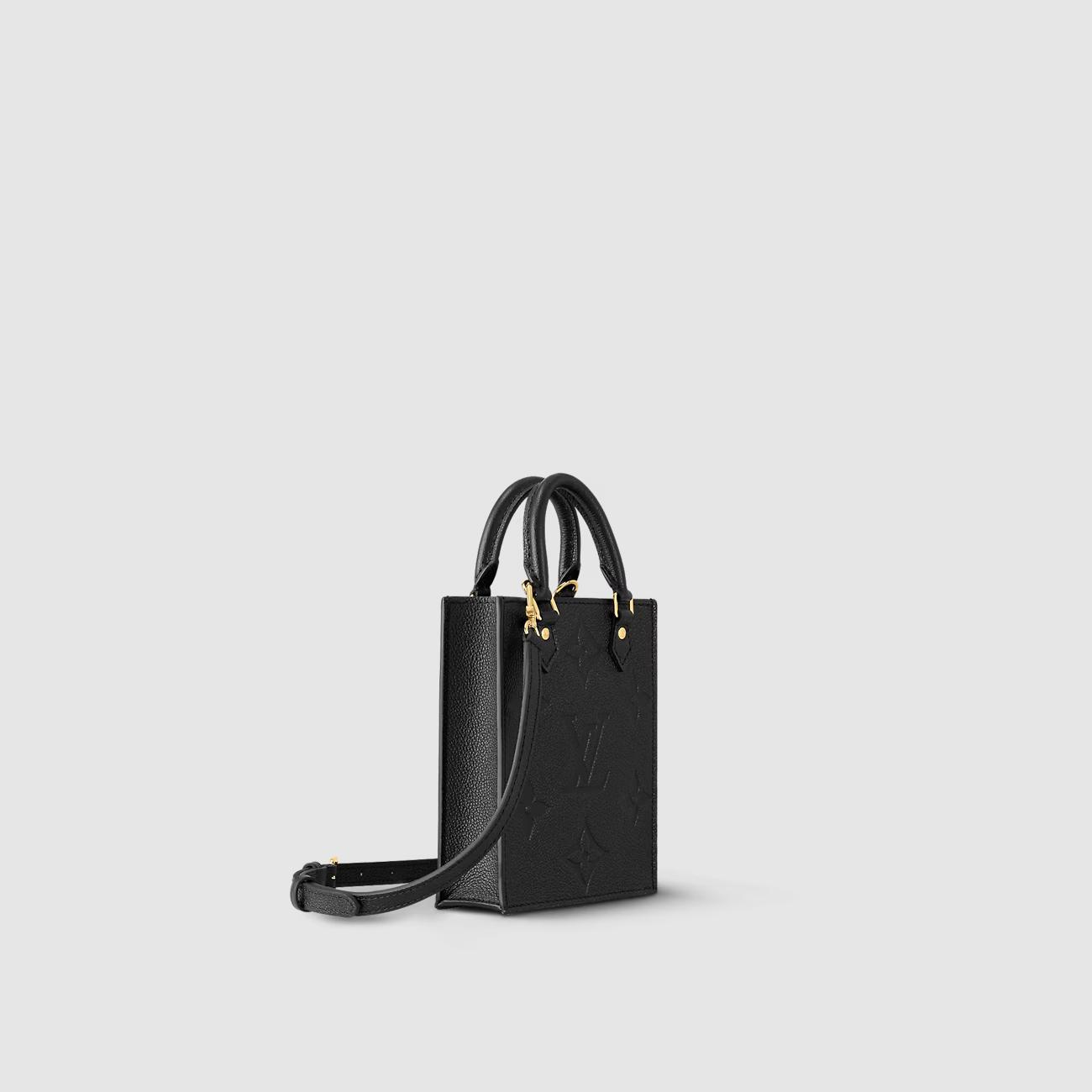 Túi Louis Vuitton Petit Sac Plat Nữ Monogram Empreinte Đen